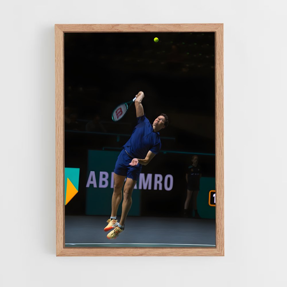 Poster Ace de Raonic – affiche Tennis (vue 4)